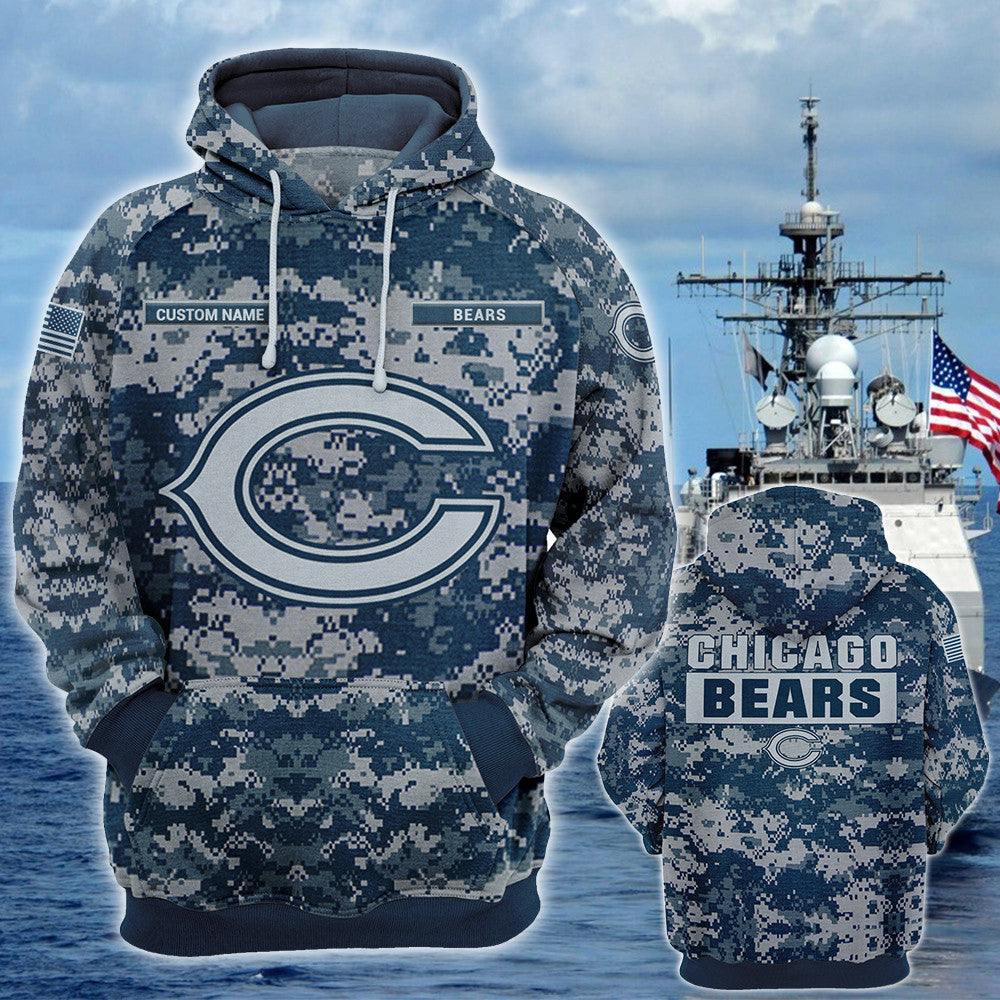 Chicago Bears Personalized All Over Printed 387