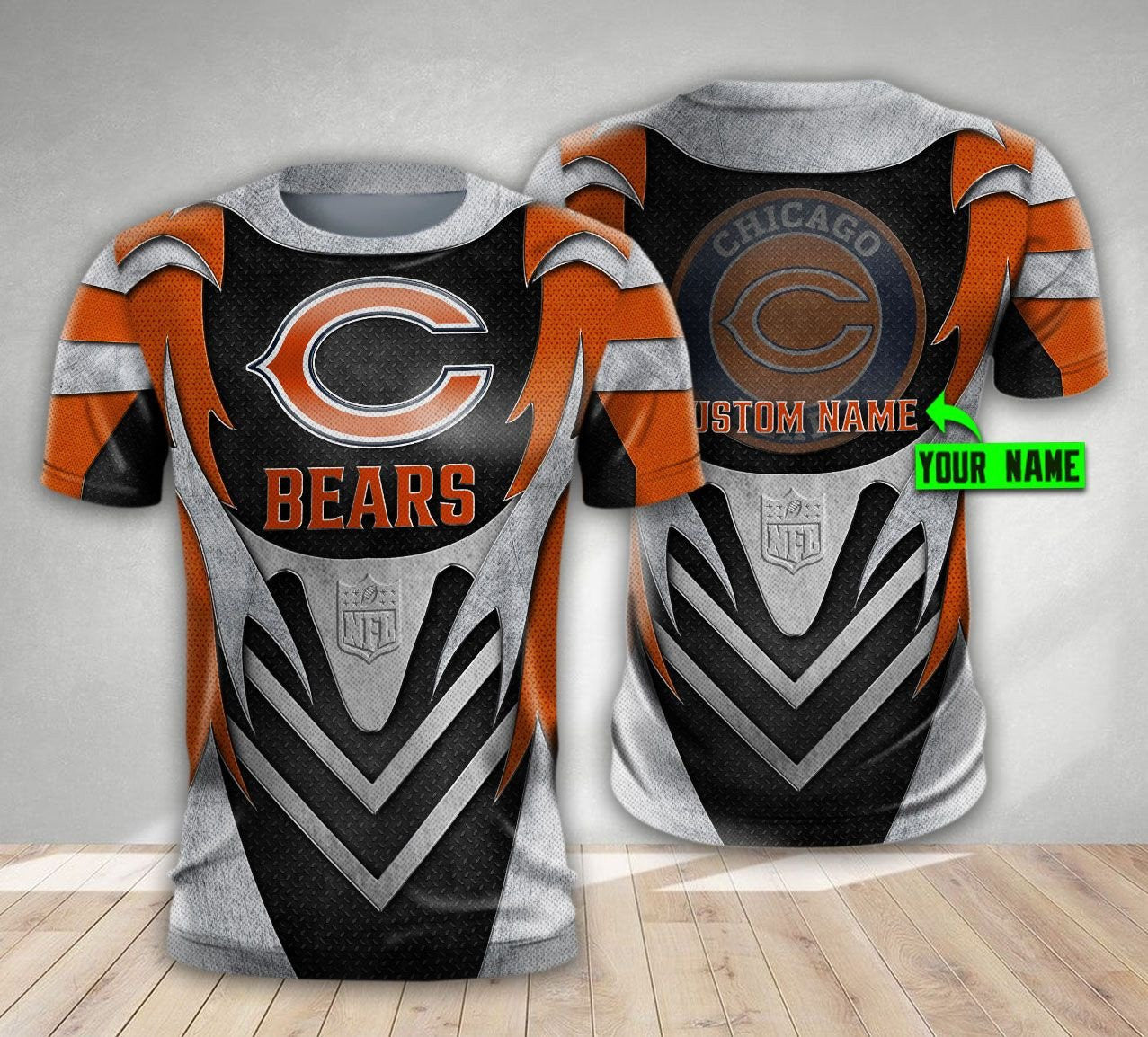 Chicago Bears Personalized All Over Printed 457