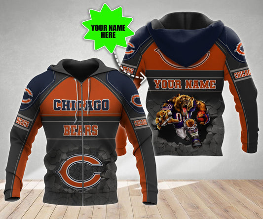 Chicago Bears Personalized All Over Printed 571