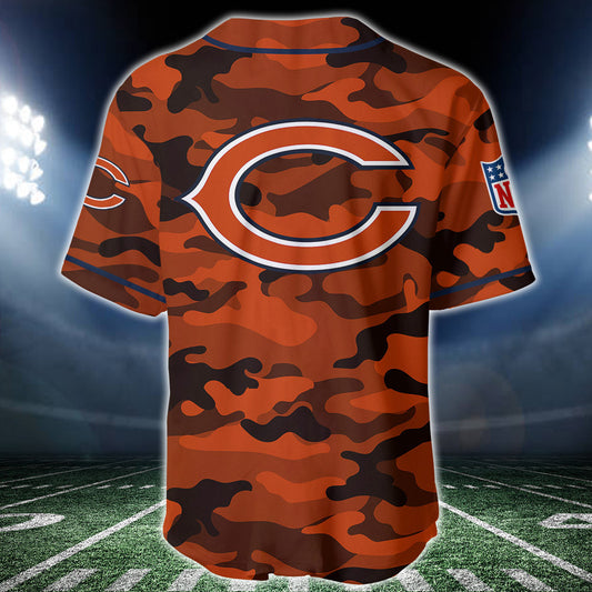 Chicago Bears Personalized Baseball Jersey BG224