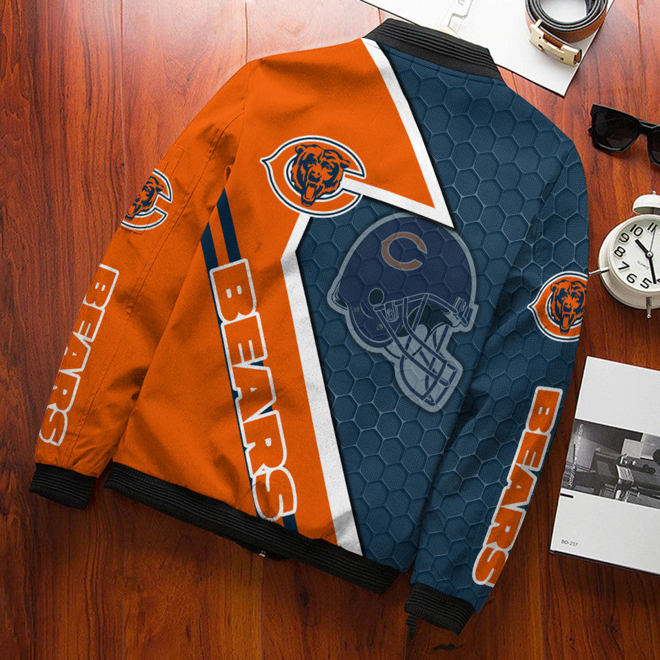 Chicago Bears Personalized Bomber Jacket BG238