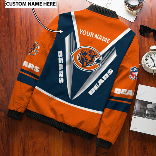 Chicago Bears Personalized Bomber Jacket BG478