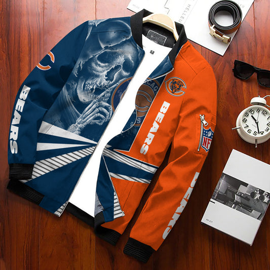 Chicago Bears Personalized Bomber Jacket BG518