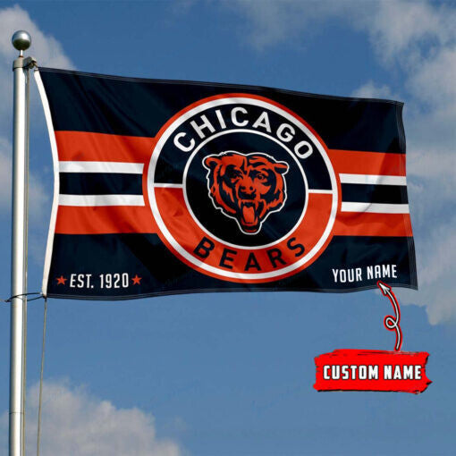 Chicago Bears Personalized Flag 172