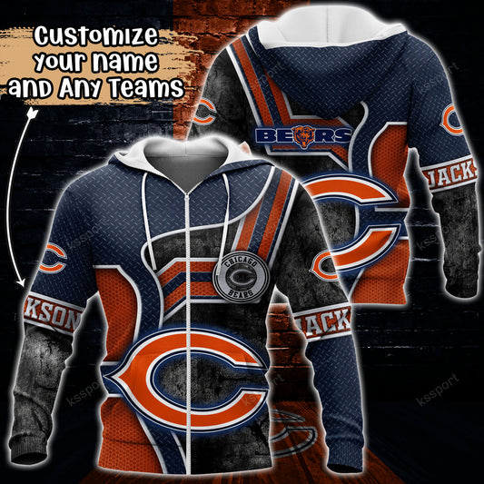 Chicago Bears Personalized Hoodie BG889