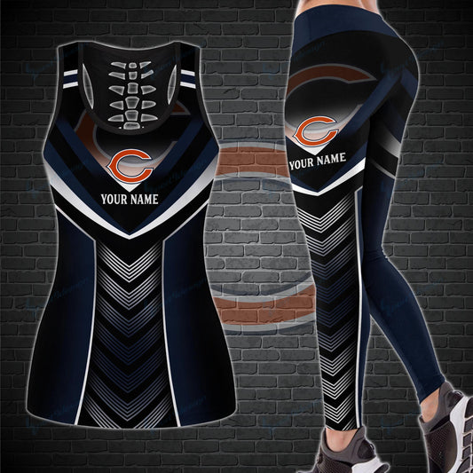 Chicago Bears Personalized Leggings And Tank Top BG06