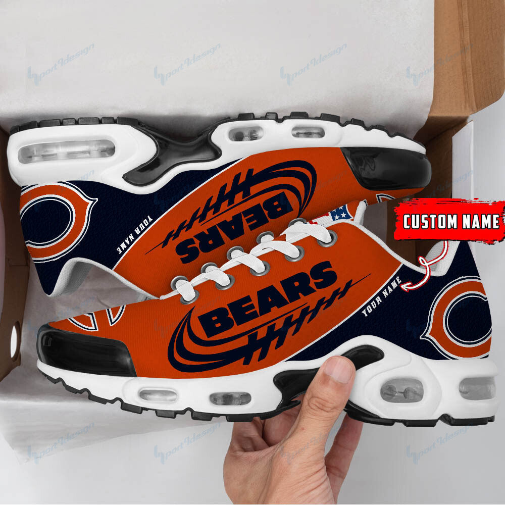 Chicago Bears Personalized Plus T-N Youth Sneakers BG07