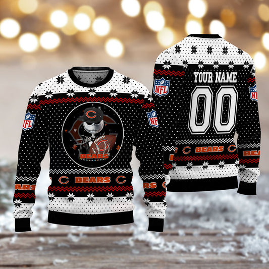 Chicago Bears Personalized Woolen Sweater BG22