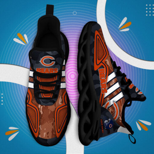 Chicago Bears Personalized Yezy Running Sneakers BB269