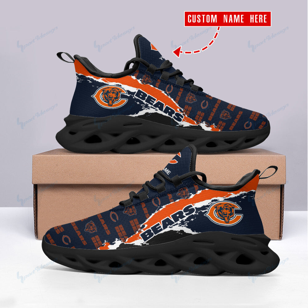 Chicago Bears Personalized Yezy Running Sneakers BB847