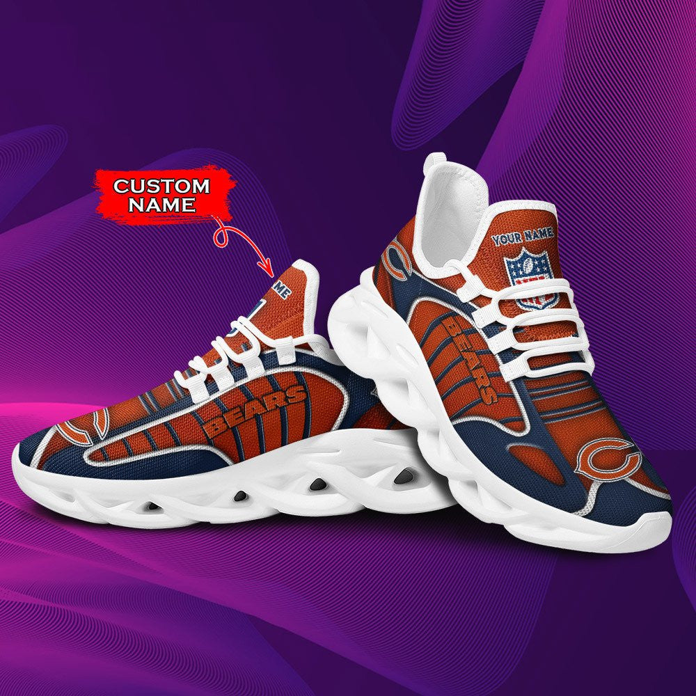 Chicago Bears Personalized Yezy Running Sneakers BG153