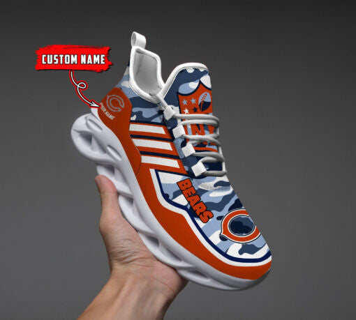 Chicago Bears Personalized Yezy Running Sneakers BG210