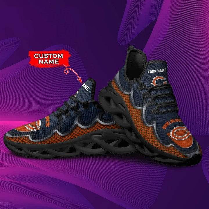 Chicago Bears Personalized Yezy Running Sneakers BG399