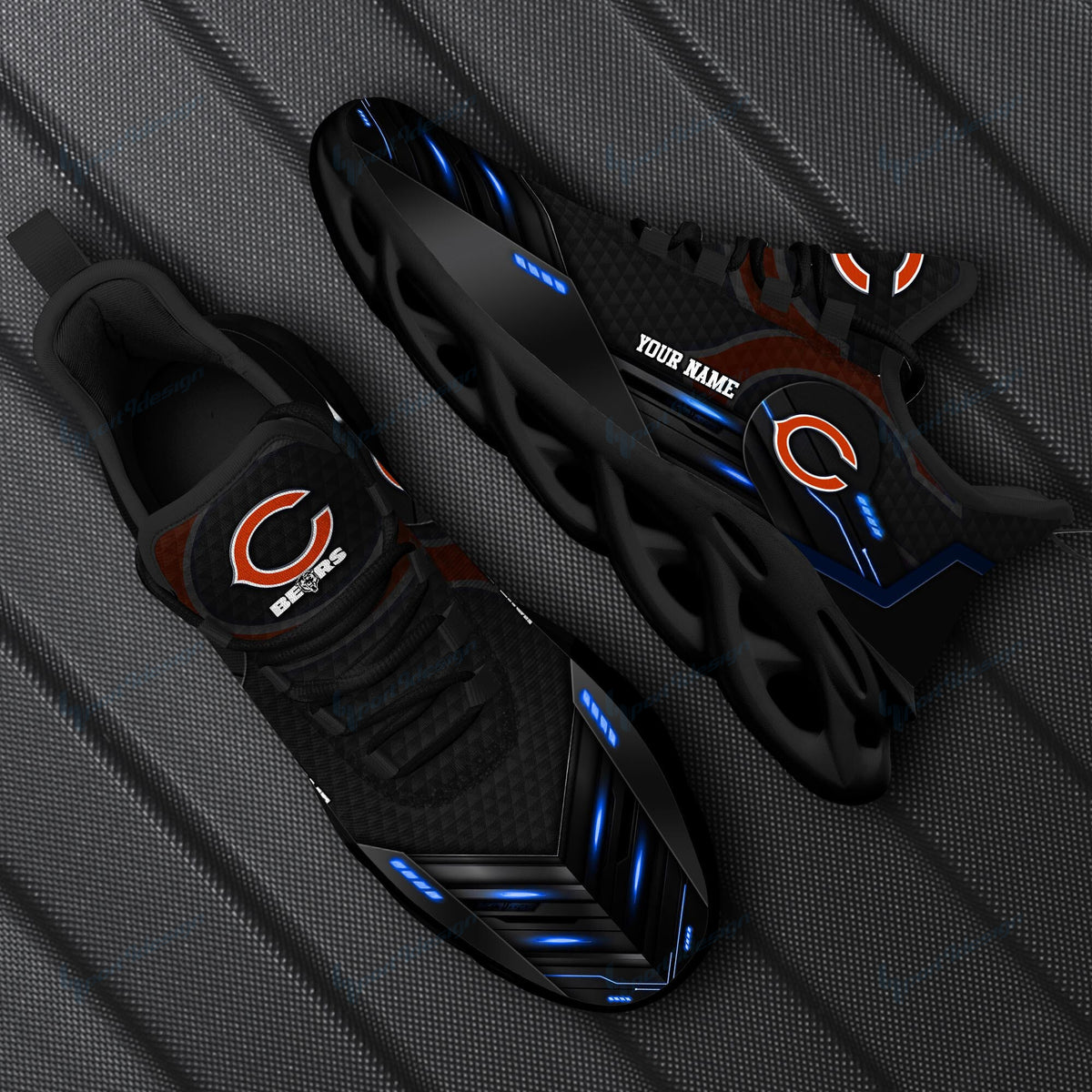 Chicago Bears Personalized Yezy Running Sneakers SPD230