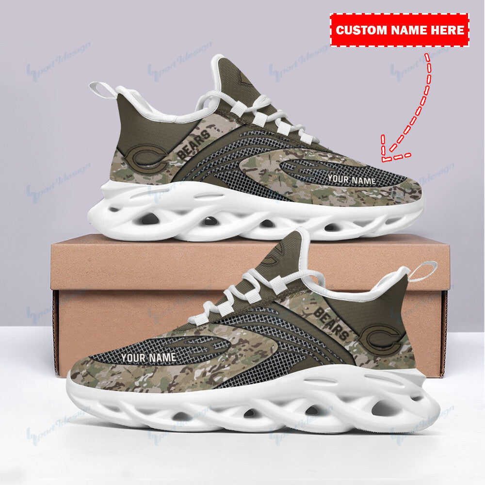 Chicago Bears Personalized Yezy Running Sneakers SPD81