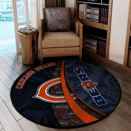 Chicago Bears Round Rug 125