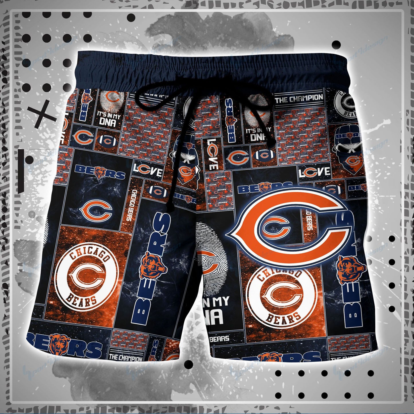 Chicago Bears Shirt and Shorts BG83