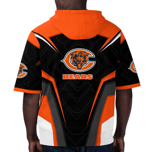 Chicago Bears Short Sleeve Hoodie BG22