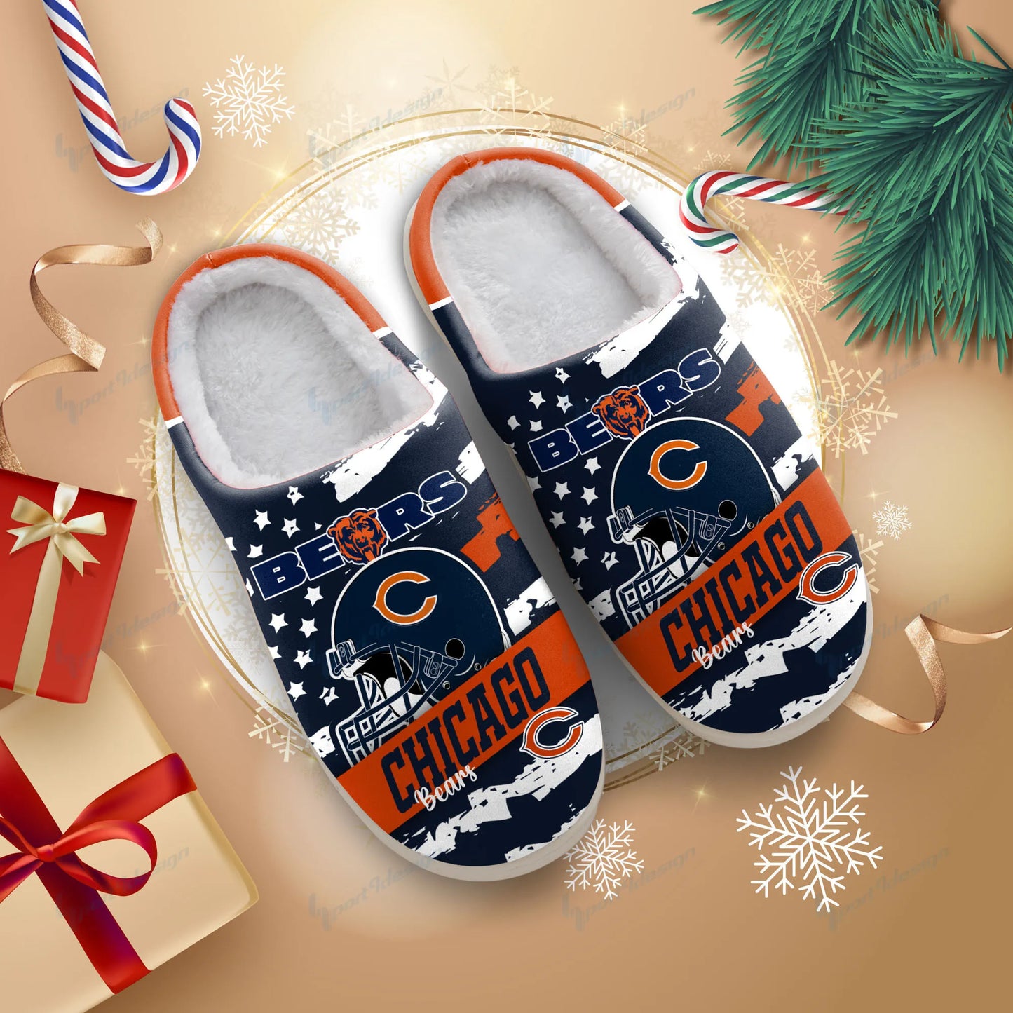 Chicago Bears Slipper BG04