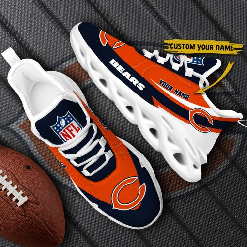Chicago Bears Personalized Yezy Running Sneakers SPDMS789