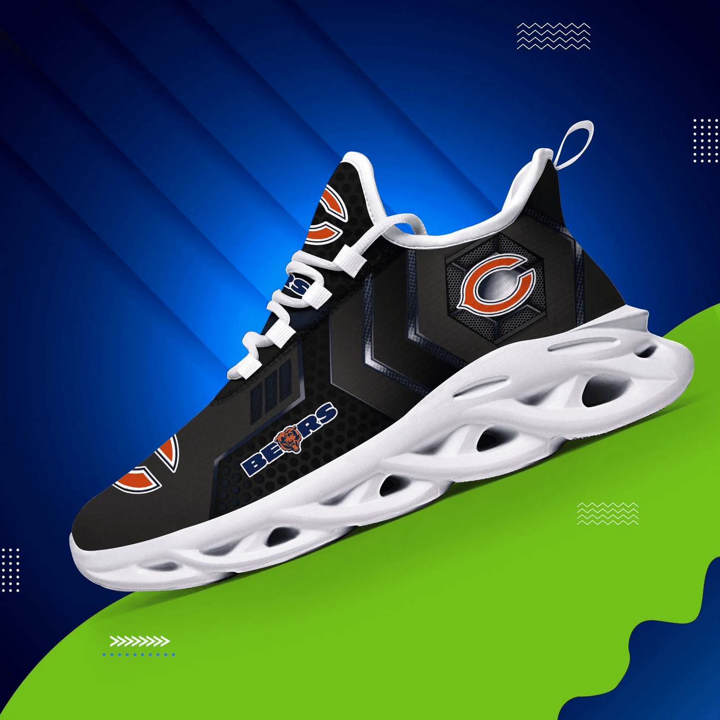 Chicago Bears Yezy Running Sneakers 206