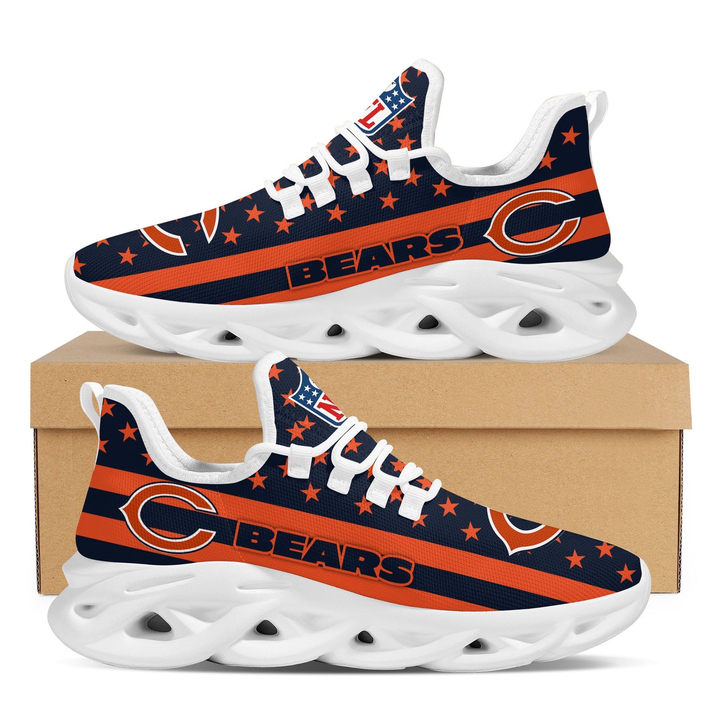 Chicago Bears Yezy Running Sneakers 43