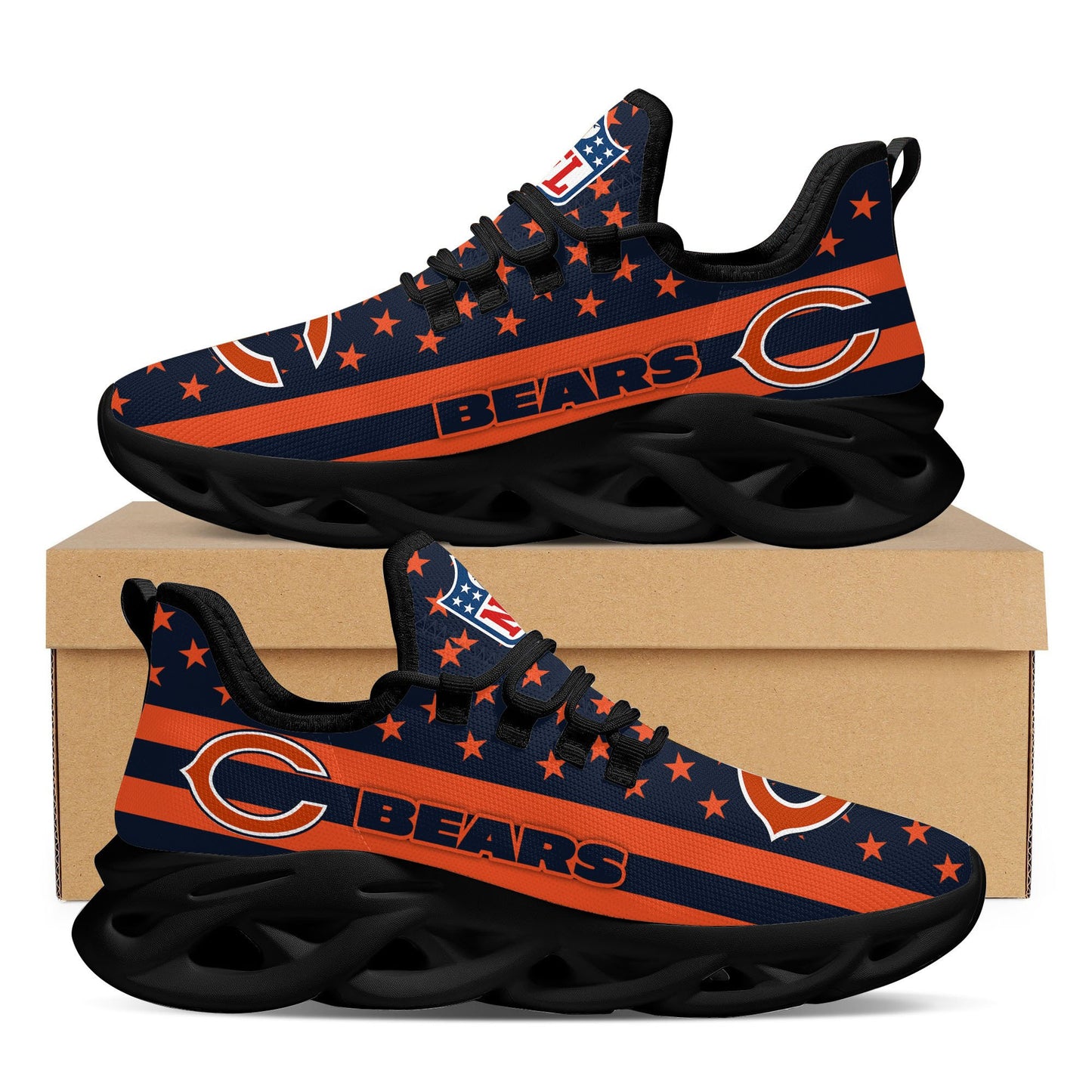 Chicago Bears Yezy Running Sneakers 43