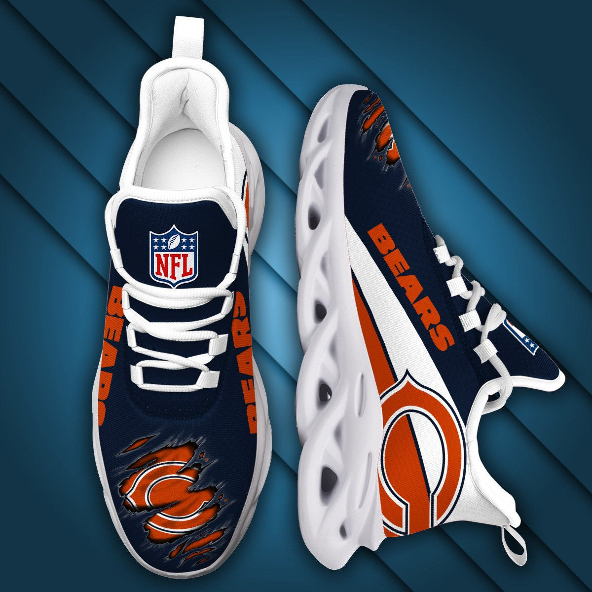 Chicago Bears Yezy Running Sneakers 912
