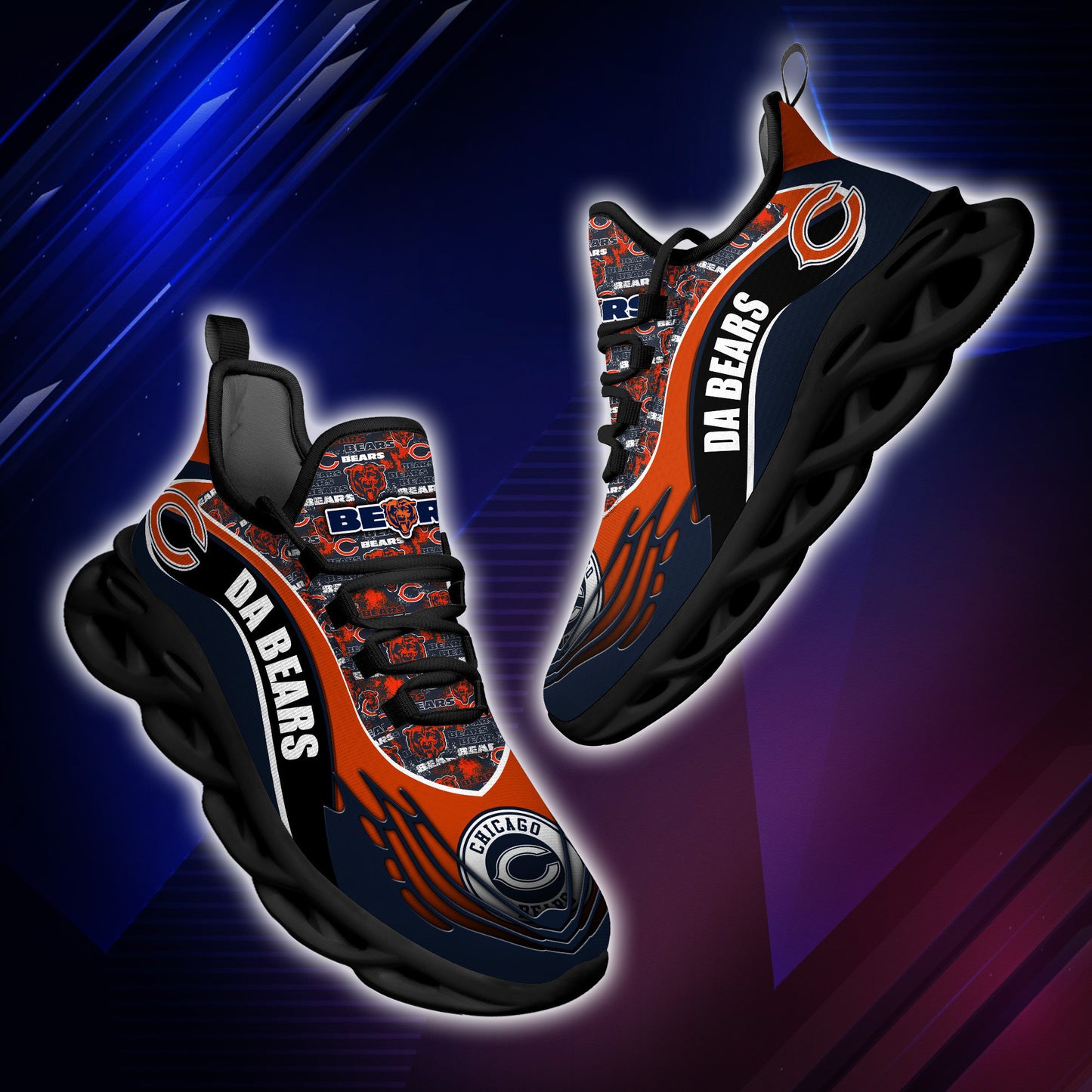 Chicago Bears Yezy Running Sneakers BB202