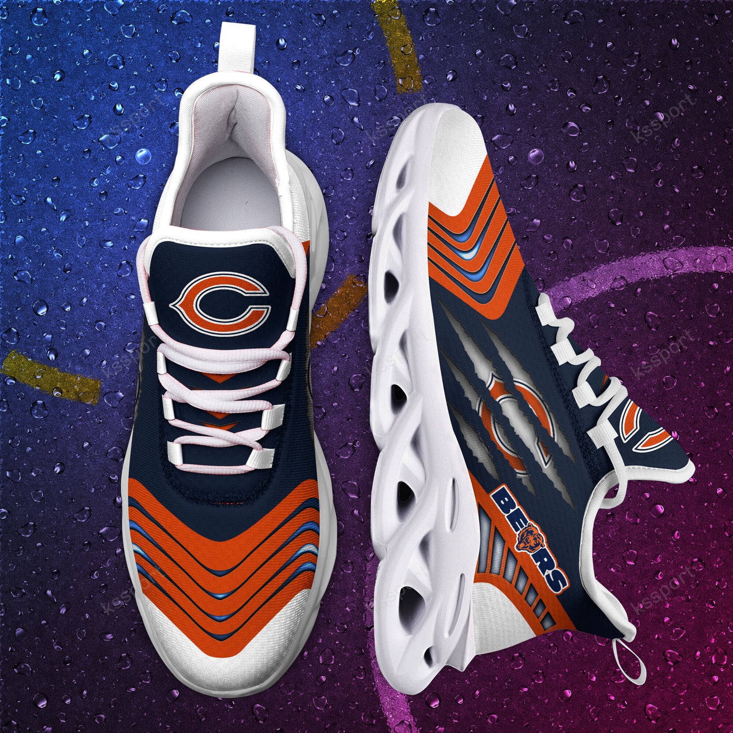 Chicago Bears Yezy Running Sneakers BB404
