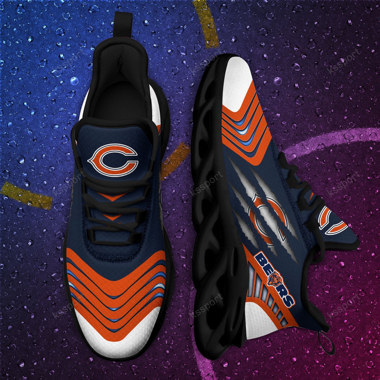 Chicago Bears Yezy Running Sneakers BB404