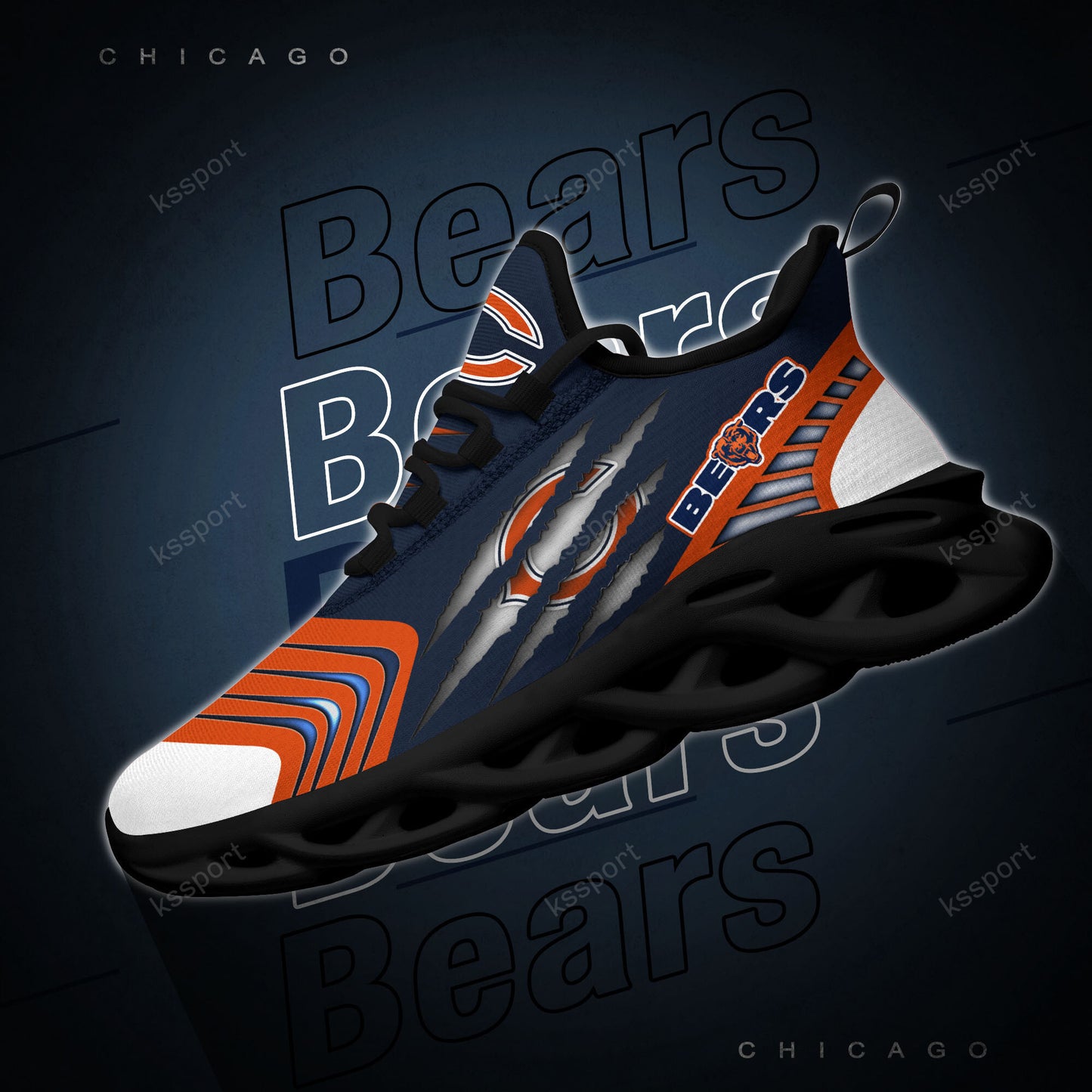 Chicago Bears Yezy Running Sneakers BB404