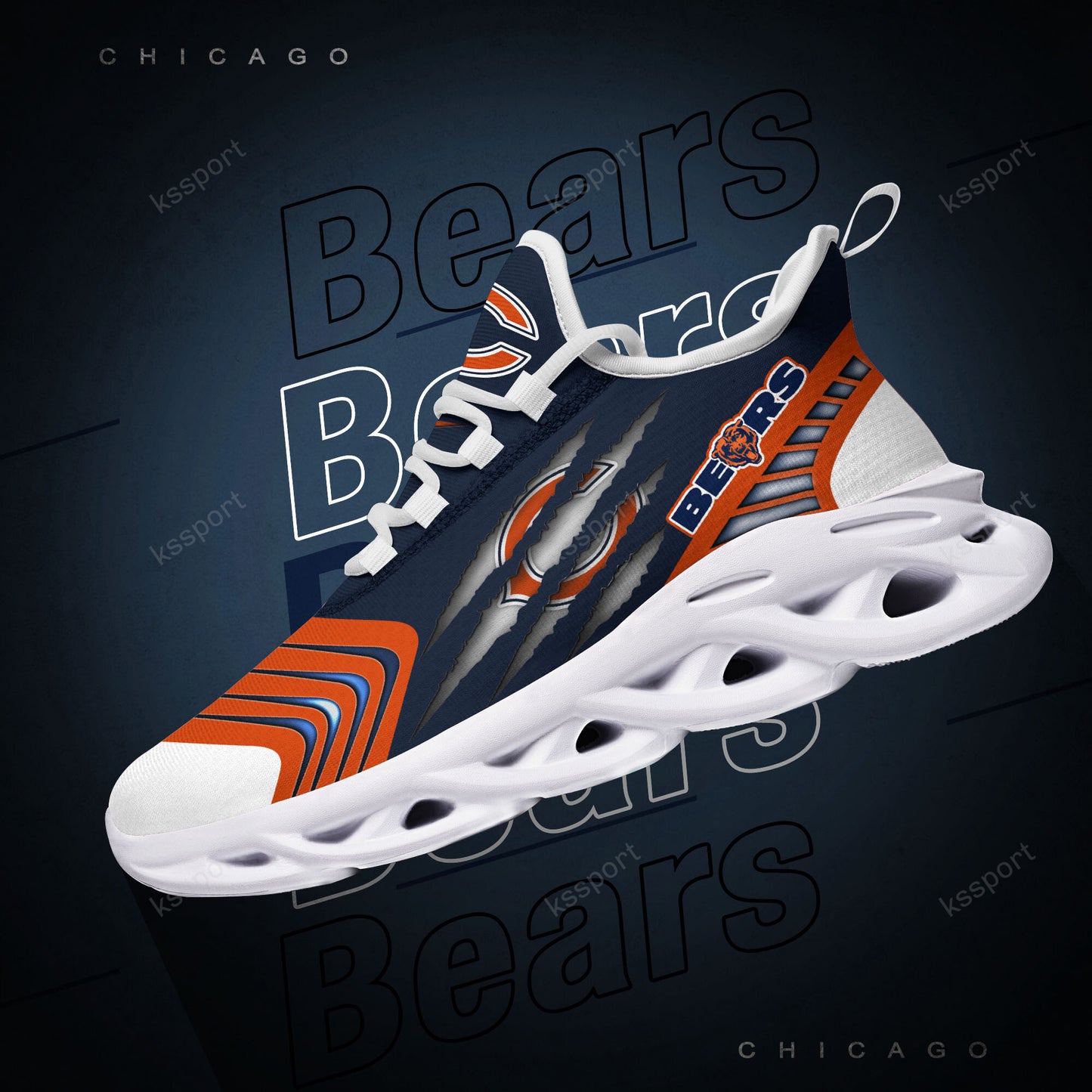 Chicago Bears Yezy Running Sneakers BB404