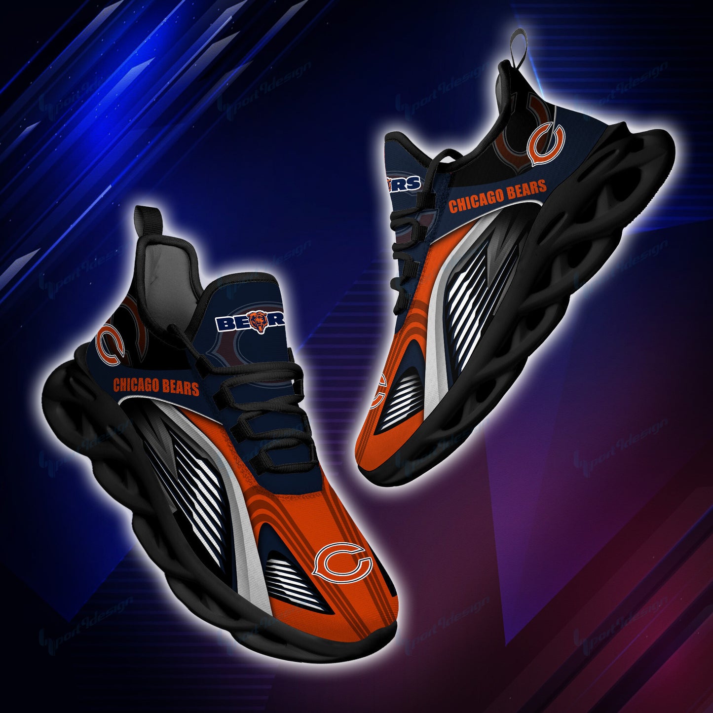 Chicago Bears Yezy Running Sneakers BB952