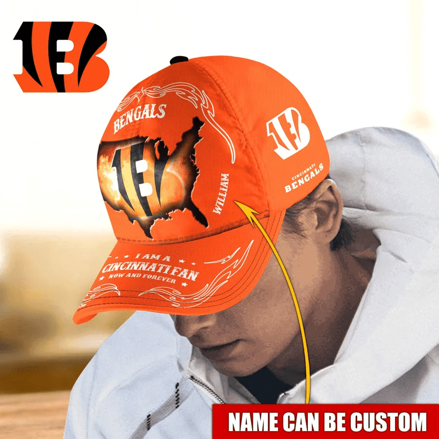 Cincinnati Bengals Baseball Caps Custom Name