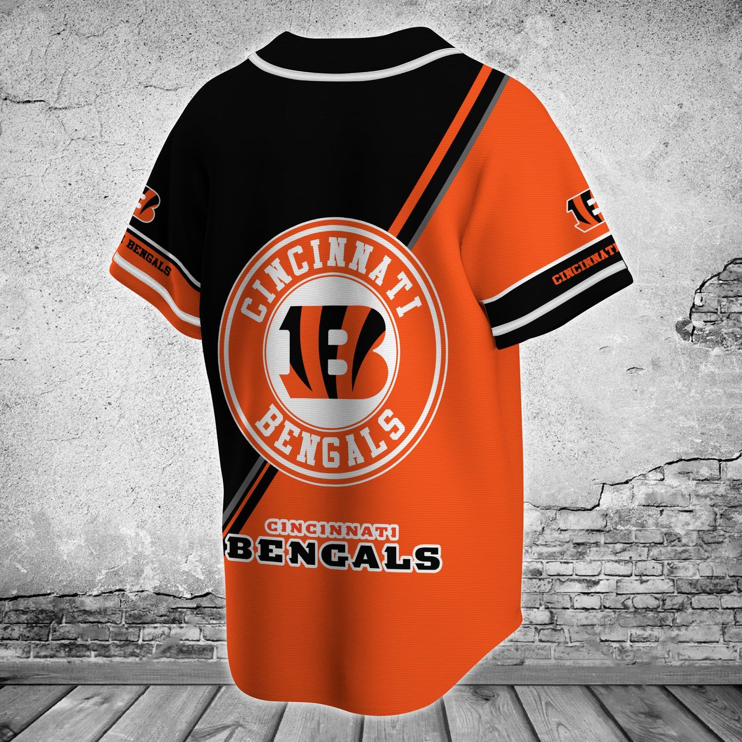 Cincinnati Bengals Baseball Jersey 593