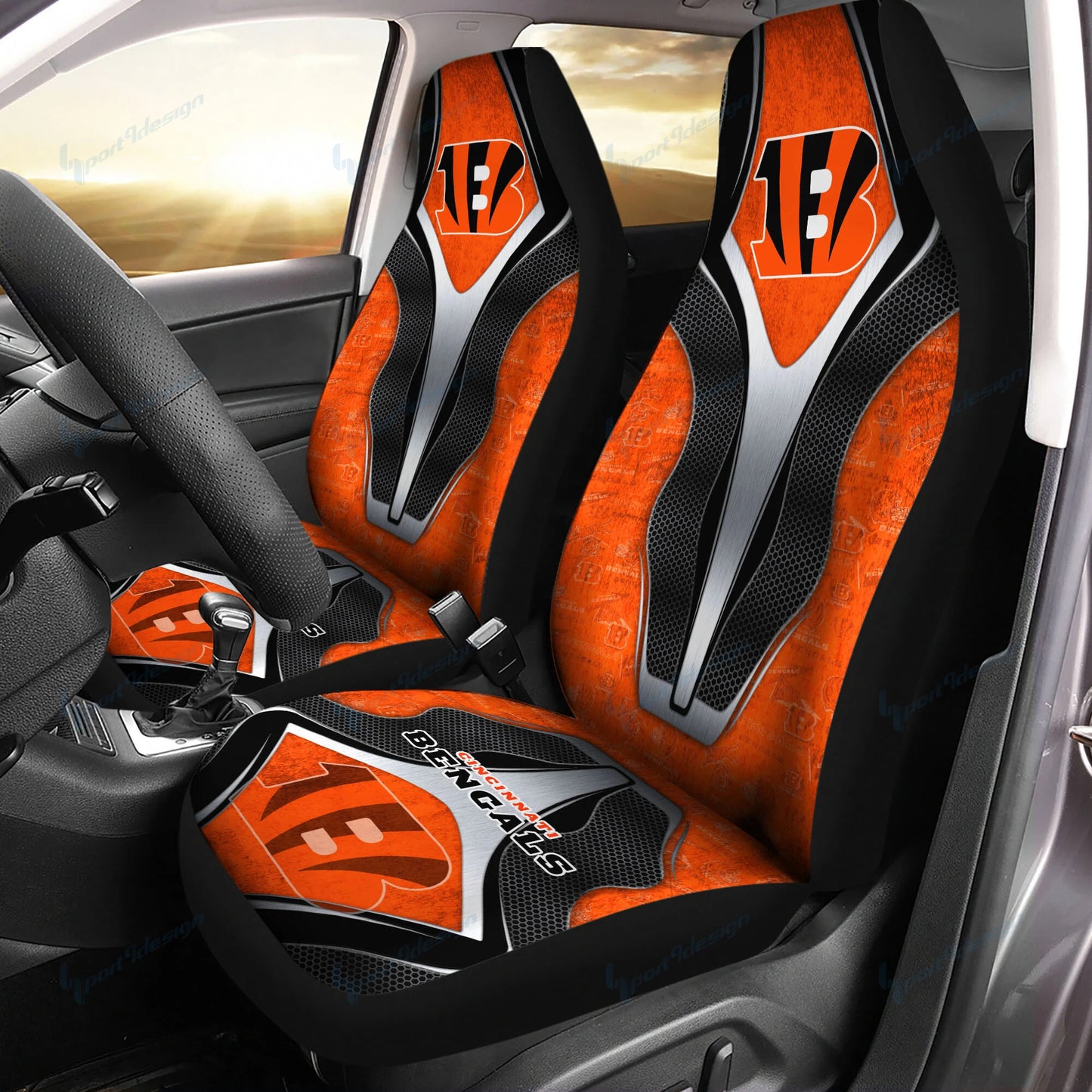 Cincinnati Bengals Car Seat Covers BG30