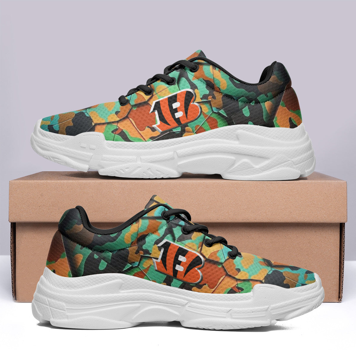 Cincinnati Bengals Chunky Sneakers BG02