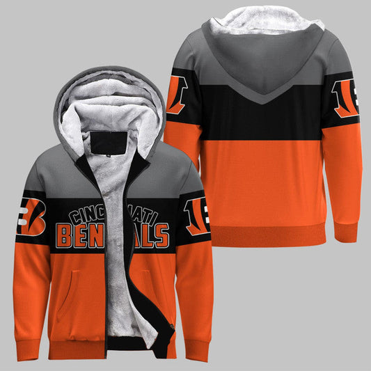 Cincinnati Bengals Extreme Fleece 3D Hoodie