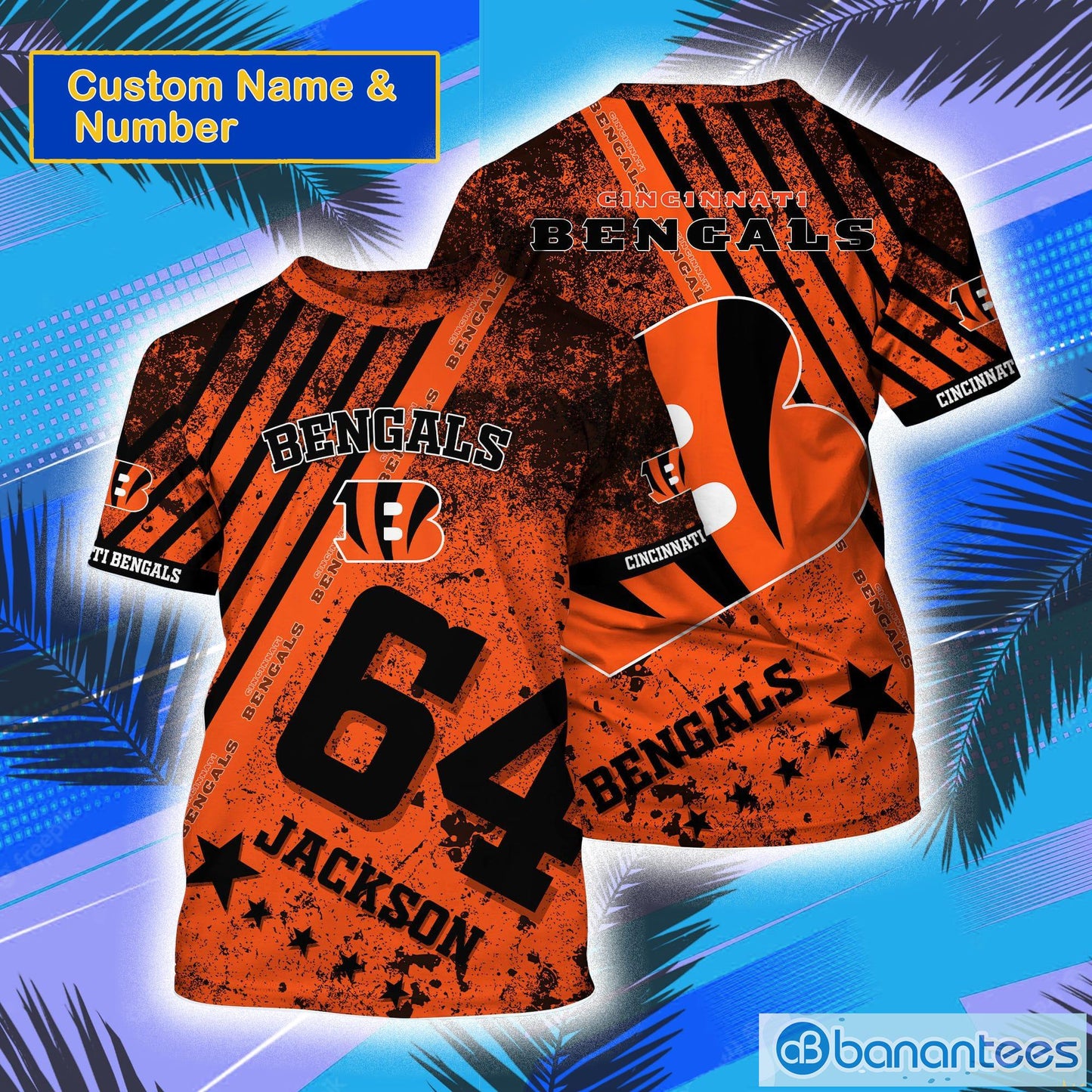 Cincinnati Bengals Personalized T-Shirt BGTS574