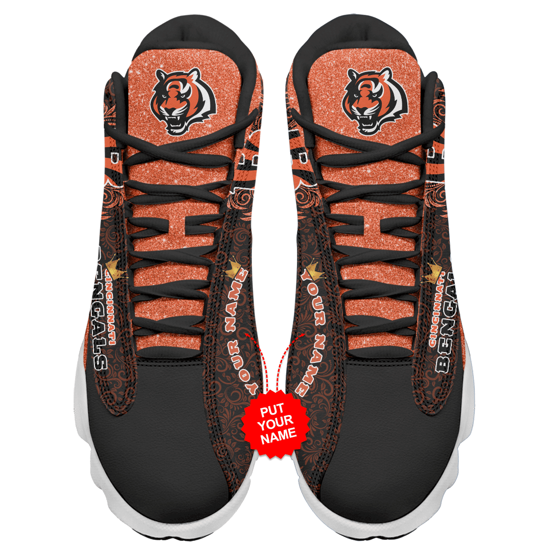 Cincinnati Bengals Personalized AJD13 Sneakers 1059