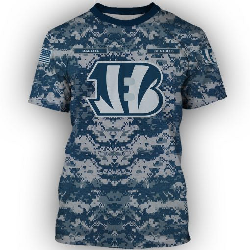 Cincinnati Bengals Personalized All Over Printed 388