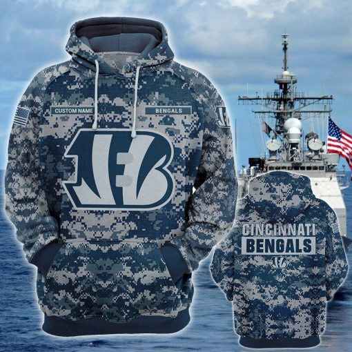 Cincinnati Bengals Personalized All Over Printed 388