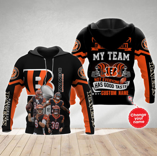 Cincinnati Bengals Personalized All Over Printed 635