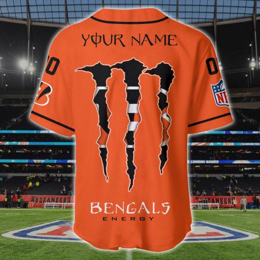 Cincinnati Bengals Personalized Baseball Jersey BG192