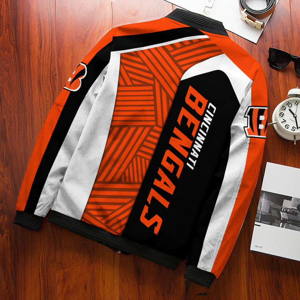 Cincinnati Bengals Personalized Bomber Jacket BG527