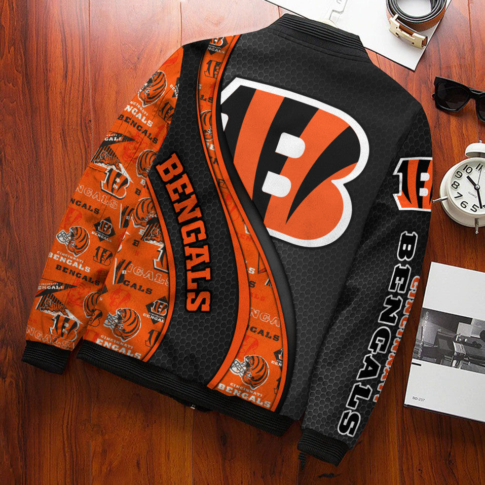 Cincinnati Bengals Personalized Bomber Jacket BG659