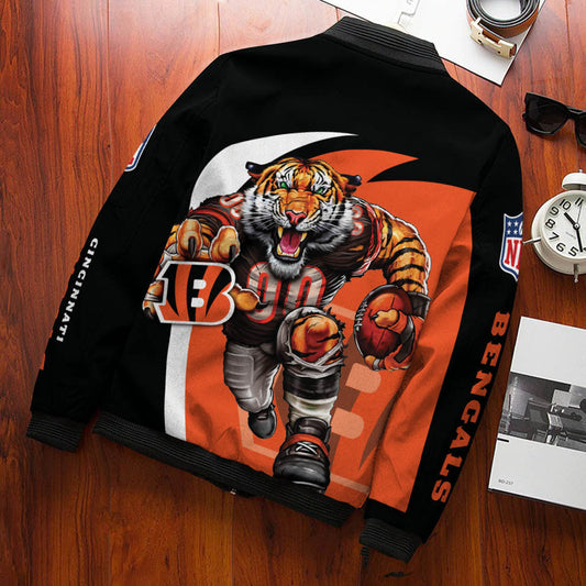 Cincinnati Bengals Personalized Bomber Jacket BG755