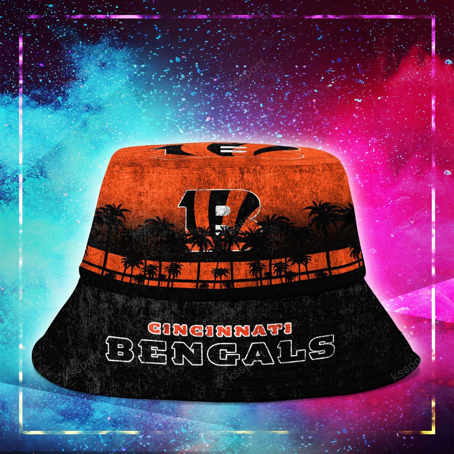 Cincinnati Bengals Personalized Bucket Hat BG05