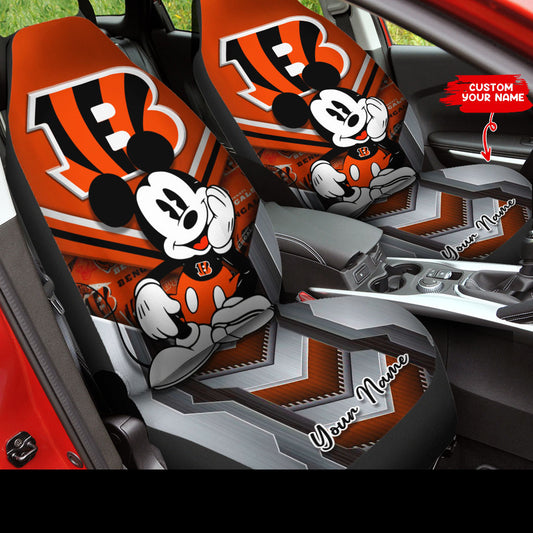 Cincinnati Bengals Personalized Car Seat Covers BG234